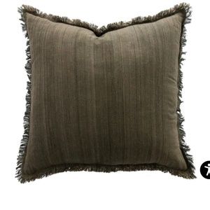 Olive decor pillow